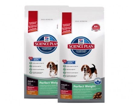 2st Hill's Science Plan Canine Perfect Weight Medium Chicken 10 kg