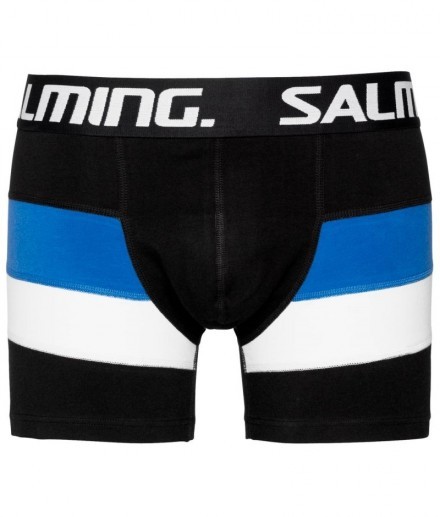 Salming Puffin, Long Boxer Black striped (M)