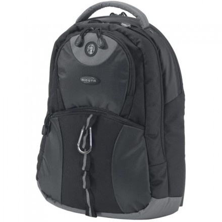 Dicota Backpack Mission, ryggsäck i nylon, svart, 15,6"