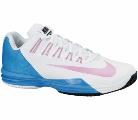 Nike - Lunar Ballistec Herr tennisskor (vit/blå) - EU 46 - US 12