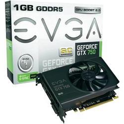Grafikkort EVGA Nvidia? GeForce™ GTX750 Superclocked 1 GB GDDR5