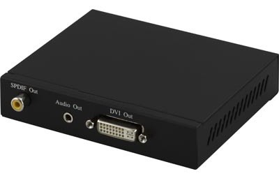 HDMI till DVI-I + S/PDIF + 3,5mm omvandlare